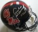 Archie Manning Autographed Mississippi (Ole Miss) Rebels Full Size Replica Football Helmet with 