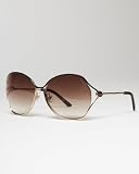 bebe Andrea Wire Rim Sunglasses