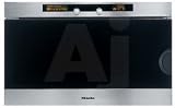 Miele DG2661 24' Convection Steam Oven with .9 cu. ft. Manual Clean Oven, Flush Floor Heater, Stainless Steel Cavity, Electronic Control Knobs and Multi-lingual LCD Display