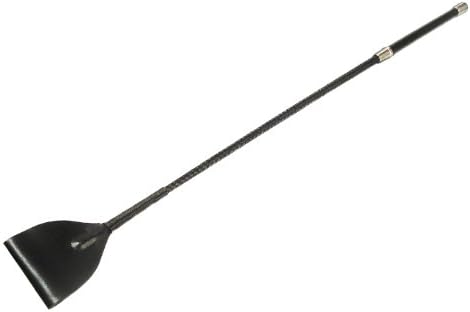 Black Leather Riding Crop, 26.25 Inches