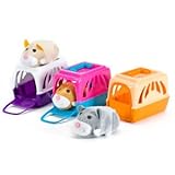 Hamster Carrier with Handle and Door - Assorted Color Fits 2 Zhu Zhu Pets