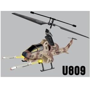 RC Helicopter U809 Cobra Missile