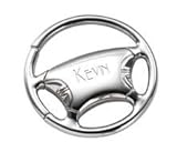 Personalized Dad's and Grads Steering Wheel Automobile Keychain - Valentine's Day Gift - Free Engraving