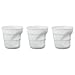 Crumpled Espresso Cups Set of 3