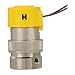Clippard M-EVR-2M-12-H, 2-Way Elec. Valve, N-C, High Flow, In-Line Mount, Wire Leads, 12 VDC
