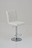 CLP - Tabouret de bar &laquo; Ath&egrave;nes &raquo; blanc