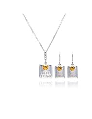 Nickel Free Sterling Silver Pendant & Earring Sets Best Friend Set