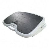 Kensington 56146 Solemate Plus Adjustable Footrest, 21w x 14d, Gray
