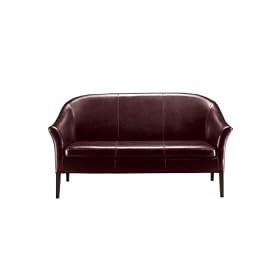 Leather Monte Carlo 62w Sofa, 62W, BURGUNDY by Home Decorators Collection