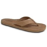 Scott Hawaii Men's Tan Luau Flipflops, SHIPPED SAME DAY FREE SHIPPING!