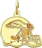 14K Gold NFL Philadelphia Eagles Football Helmet Charm