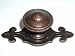 Top Knobs-Tuscany Collection M231 Canterbury Knob w/ Backplate in Old English Copper