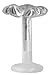 BodySparkle Body Jewelry A-Flower Lip Ring BioPlastic Labret Stud 18g-16g-14g Tragus-Helix-Flat Back Cartilage Earring
