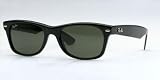 RAY BAN 2132 NEW WAYFARER 901 BLACK PLASTIC SUNGLASSES. by 