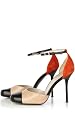 Colorblock Ankle Strap Shoe