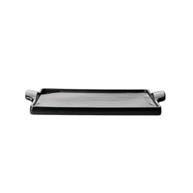 Emile Henry Flame, All Heats (Except Induction), French Ceramic, Grill Pan, Black, 35x23cm