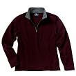 Men's Casual Eclipse Knit Fleece Pullover, Burgundy