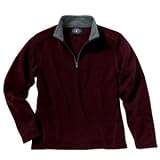 Men's Casual Eclipse Knit Fleece Pullover, Burgundy