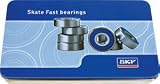SKF Skate Fast Blue Skateboard Bearings Set