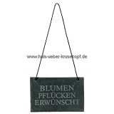Eigenschaften Räder  / Räder Gartenlust Gartenschilder - Blumen pflücken erwünscht..
