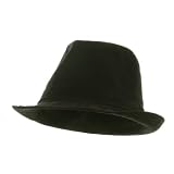 Textured Corduroy Fedora Hat-Black W19S47C