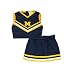 Michigan Wolverines Little King Girls Two Piece Cheerleader Set