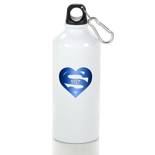 AOLM Heart PITT High Quality Custom Outdoor Sport Kettle Cups White With Carabiner Hook,400-600ml /6.5OZ