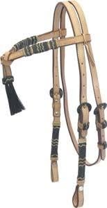 Cowboy Pro Rawhide Trim Headstall