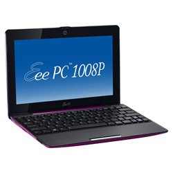 Asus Eee PC 1008P-KR-PU17-PI 10.1-Inch Intel Atom Netbook Computer Hot Pink