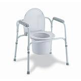 New - Deluxe 3-in-1 Steel Commode - 5655172