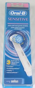 Oral B Sensitive Brush Heads 3 Heads Individually Sealed