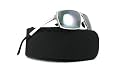 Porsche Design P8495 Sunglasses Shiny Titanium/Silver B Mirror Shades