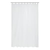 Ex-Cell Home Fashions Eco Soft Vinyl Shower Curtain Liner, White