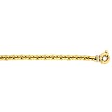 316nEFFVBaL. SL160  CleverEves 18kt Gold Yellow Oval Link 7mm Bracelet