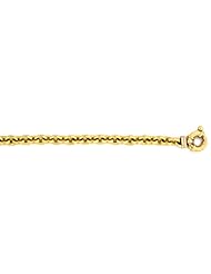 CleverEves 18Kt Yellow Gold Oval Link 7mm Bracelet