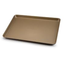 Paula Deen 13 x 18 Inch Aluminized Steel Cookie Sheet, Champagne