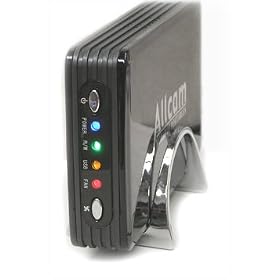 Allcam USB 2.0 3.5" Hard Drive Enclosure USB2 Aluminium External Case Front Controls