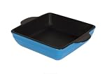 Pinnacle Ceramic Non-Stick Bakeware, 8 Inch Square Baker, Blue