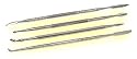 All Metal, Four Piece Clay Or Wax Carver Set Has working Tips On Both Ends For Convenience (Set/2)