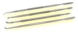 All Metal, Four Piece Clay Or Wax Carver Set Has working Tips On Both Ends For Convenience (Set/2)