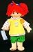 1304 Red Hair Doll 15" Make Your Own *NO SEW* Stuffed Animal Kit