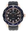 Exclusive Jacques du Manoir Barracuda Rose Gold Black & Blue Men's Watch-Designed and Made 100% in Switzerland