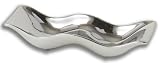 Wave Porcelain Tray 13 Silver
