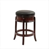 Boraam Magellan 24 Swivel Counter Stool in Brandy
