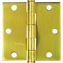 National Mfg. N195701 Residential Solid Brass Radius Corner Hinge
