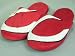 Cincinnati Reds MLB Big Logo Hard Sole Slide Slippers - L