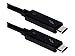 QVS USBC Cable, Black (TB3A-1M)