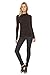 ALYGNE Womens Basic Long Sleeve Mockneck Layer Shirt
