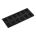 Birkmann 231139 B�rentatzen-/Madeleine-Form auf Blech, antihaft, 35 x 14 cm, Formgr. 5 cm