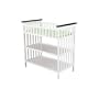Delta Saint Martin Changing Table, Two Toned Espresso and White